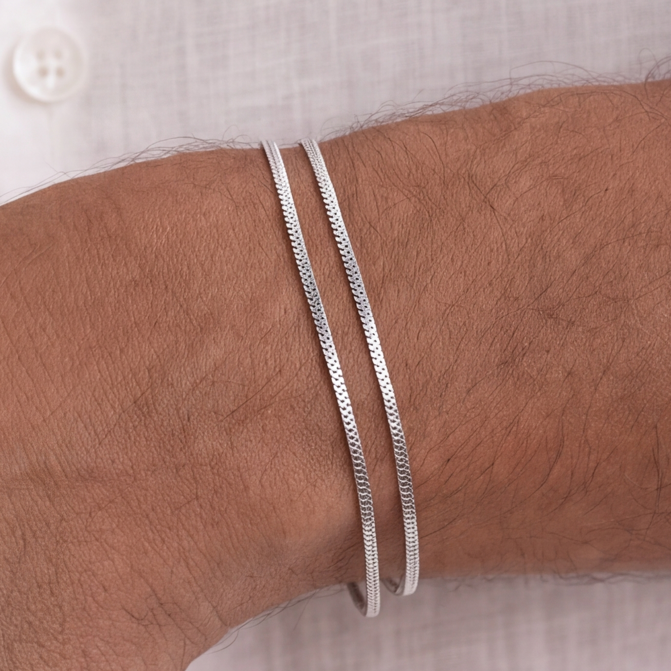 Men’s Woven Chain Bracelet