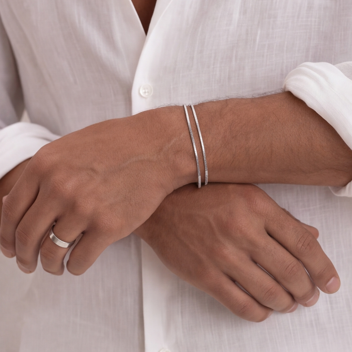 Men’s Woven Chain Bracelet